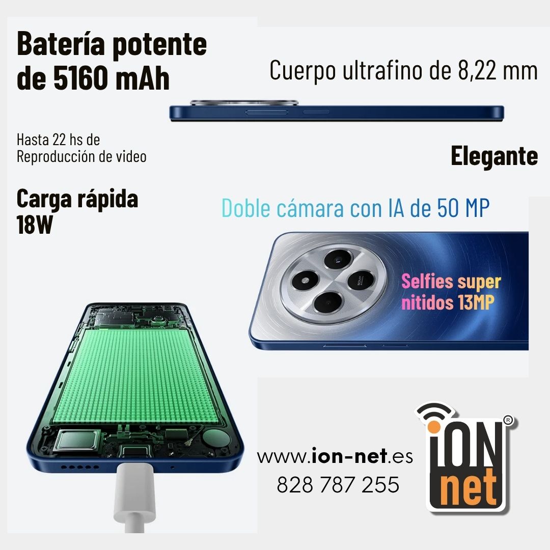 Redmi 14C 128GB 8Gb Ram - SUPER PRECIO CON LA CONTRATACIÓN VODAFONE o LOWI - Imagen 3