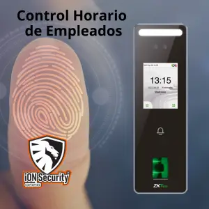 Control Horario Empleados ZK-SPEEDFACE-V3L-FP-W