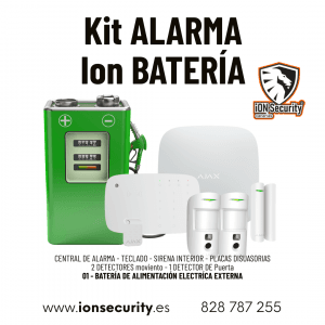 Kit ALARMA Ion BATERÍA