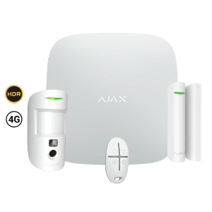 ALARMA AJAX "KIT STARTER" Grado 2 Comunicación Ethernet y dual SIM 4G (LTE)